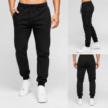 Pantaloni sport pentru bărbați / Pantaloni de trening - Culoare Negru
