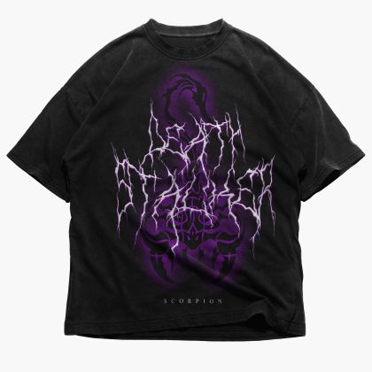 Tricou Bărbați Scorpion Oversized