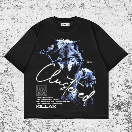 Tricou Bărbați CLUSTERED Oversized