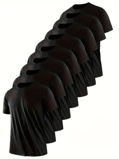 Tricou Bărbați 8 set Negru