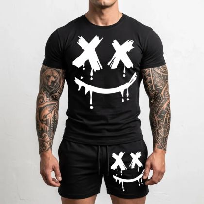 Еchipament sportiv pantaloni scurți Smiley Black