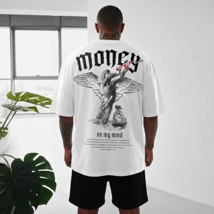 Еchipament sportiv pantaloni scurți Money On My Mind ALB