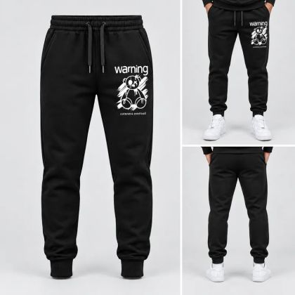 Pantaloni sport pentru bărbați / Pantaloni de trening - WARNING BEAR