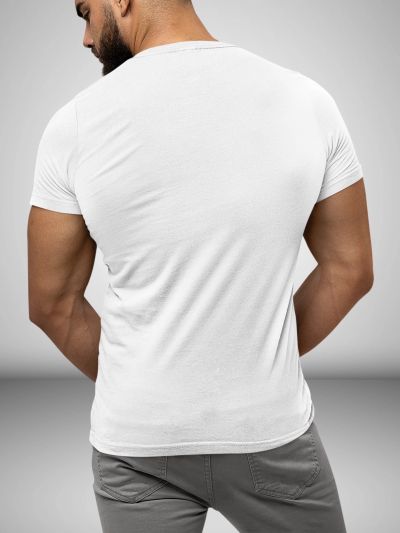 Tricou Bărbați SKULL 2 ALB