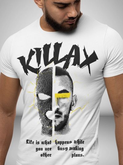 Tricou Bărbați Other Lives ALB