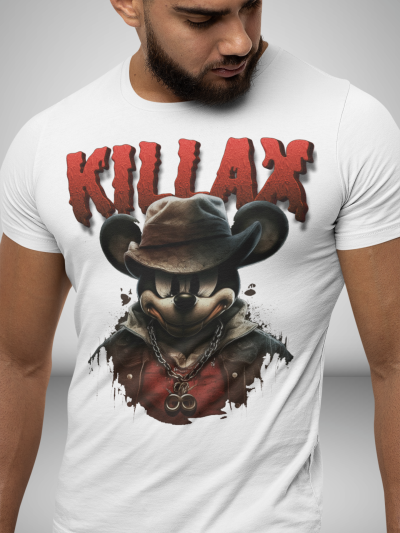 Tricou pentru bărbați Mickey Mouse ALB