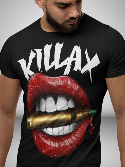 Tricou Bărbați Killax Bullet NEGRU