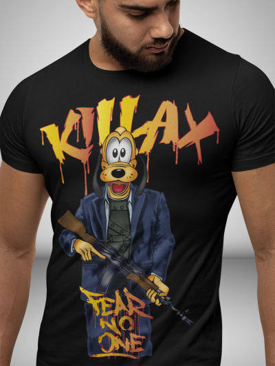 Tricou Bărbați Fear No One NEGRU