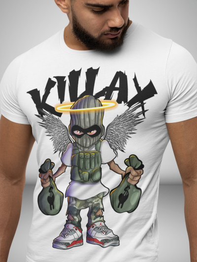 Tricou Bărbați Bomb Money ALB