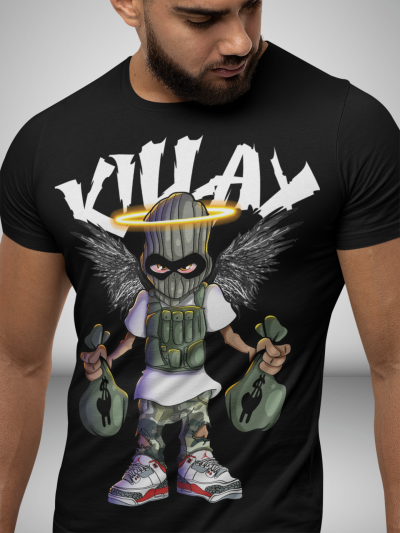 Tricou Bărbați Bomb Money NEGRU