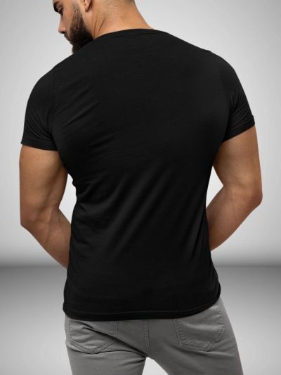 Tricou Bărbați EVIL BEAR #1 NEGRU