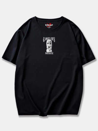 Еchipament sportiv pantaloni scurți GANGSTER PARADISE NEGRU OVERSIZED