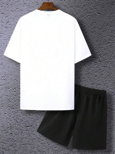 Еchipament sportiv pantaloni scurți ALB OVERSIZED