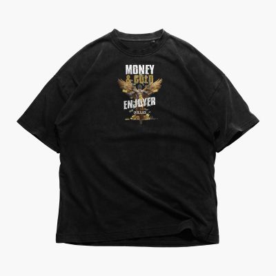 Tricou Bărbați Money Enjoyer Oversized