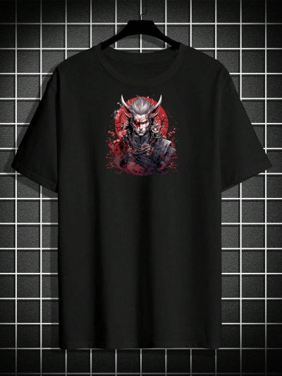 Tricou Bărbați Samurai Warrior Oversized