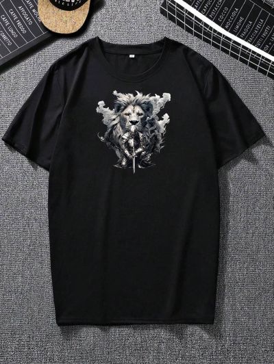 Tricou Bărbați LionWarrior Oversized