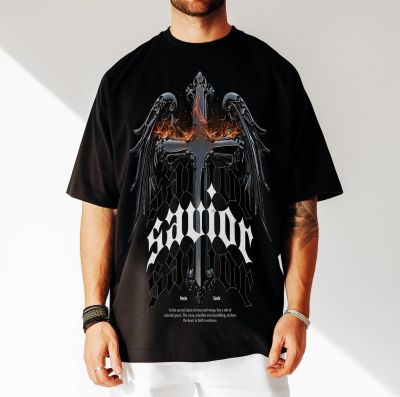 Tricou Bărbați Savior Oversized
