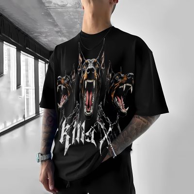 Tricou Bărbați Killax Dobermann Oversized