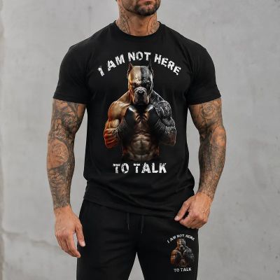 Echipă sportivă masculină (trening și tricou) – NOT HERE TO TALK