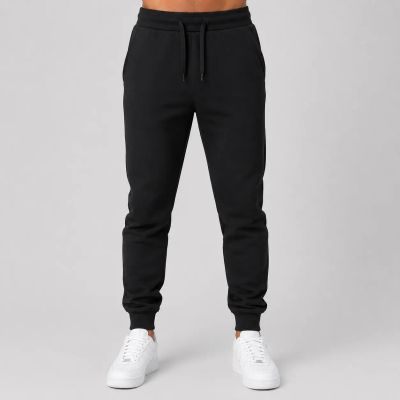 Pantaloni sport pentru bărbați / Pantaloni de trening - Culoare Negru